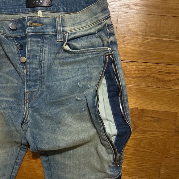 Amiri - Mens Denim Jeans - Medium Wash Blue - Size 30 - Picture 5 of 16